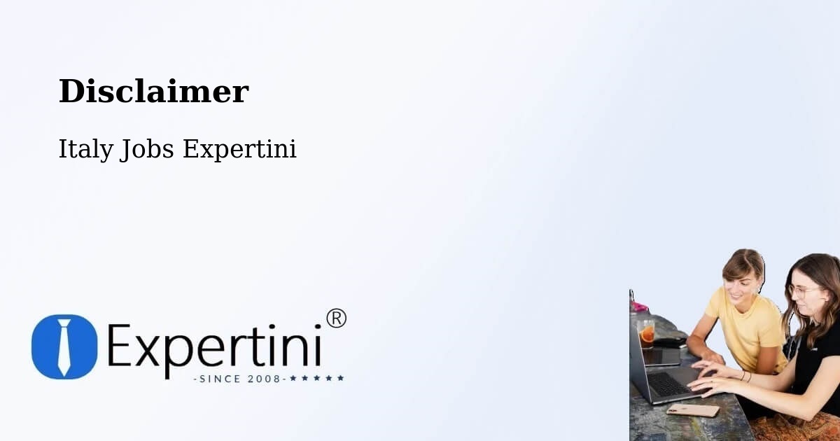 Disclaimer – Sovramonte - Italy Jobs Expertini